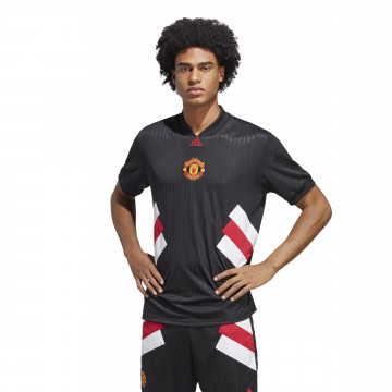 Maillot Manchester United Icon noir rouge 2022/23
