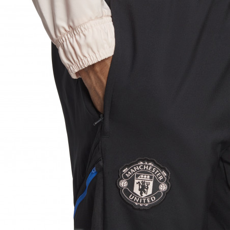 Pantalon survêtement Manchester United woven noir bleu 2022/23