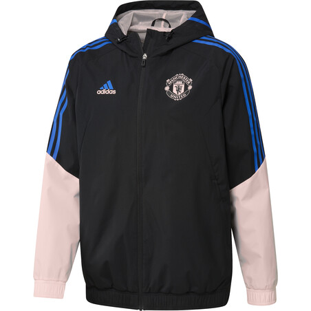 Veste imperméable Manchester United noir rose 2022/23