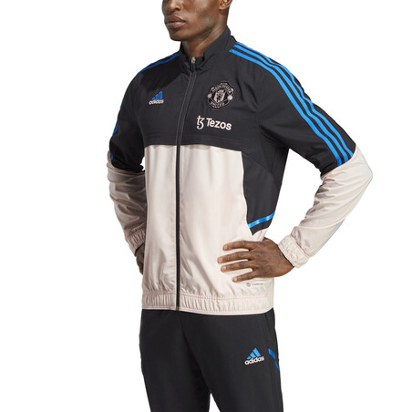 Veste surv tement Manchester United woven rose bleu 2022 23 sur
