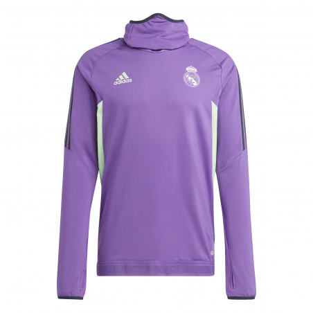 Sweat entraînement Real Madrid pro violet noir 2022/23