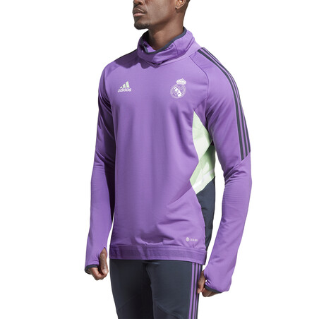 Sweat entraînement Real Madrid pro violet noir 2022/23