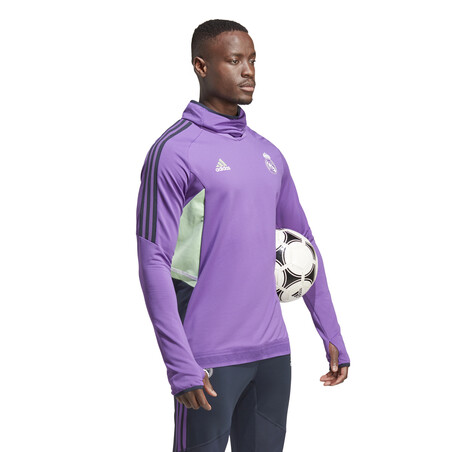 Sweat entraînement Real Madrid pro violet noir 2022/23