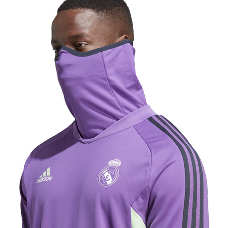 Sweat entraînement Real Madrid pro violet noir 2022/23