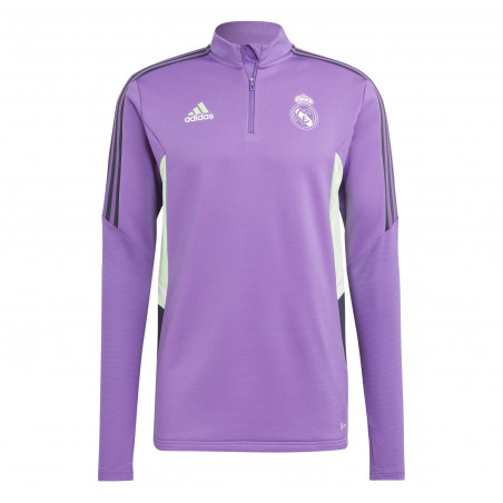 Sweat zippé Real Madrid violet noir 2022/23