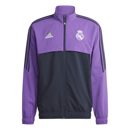 Veste survêtement Real Madrid woven violet noir 2022/23