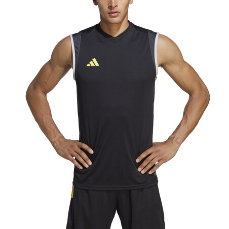 Débardeur adidas Tiro23 noir jaune