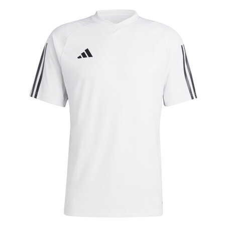 Maillot entraînement adidas Tiro23 blanc noir