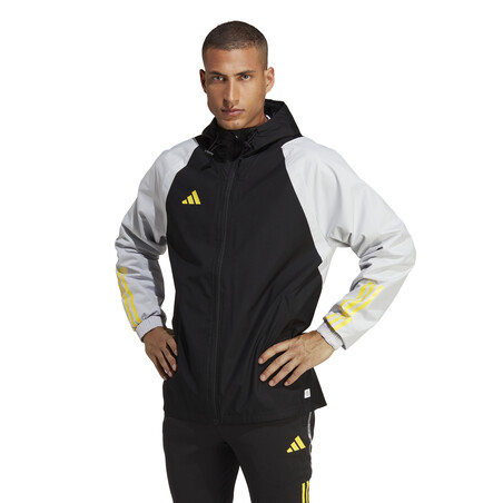 Veste imperm able adidas Tiro23 noir gris sur Foot