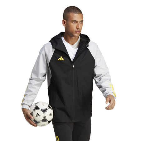 Veste imperm able adidas Tiro23 noir gris sur Foot