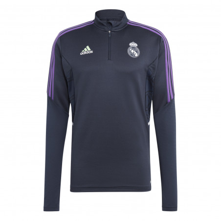 Sweat zippé Real Madrid noir violet 2022/23