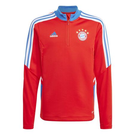 Sweat zippé junior Bayern Munich rouge bleu 2022/23