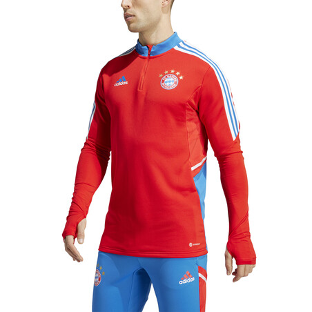 Sweat zippé Bayern Munich rouge bleu 2022/23