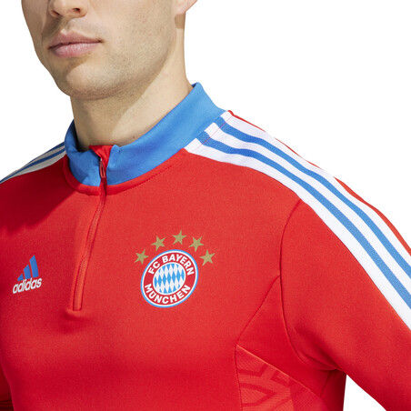 Sweat zippé Bayern Munich rouge bleu 2022/23