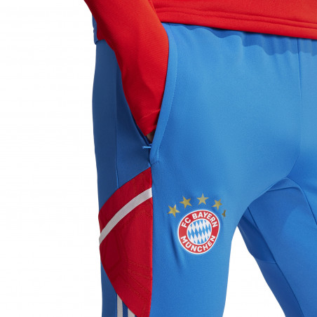 Pantalon survêtement Bayern Munich bleu rouge 2022/23