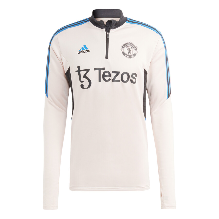 Sweat zippé Manchester United rose bleu 2022/23