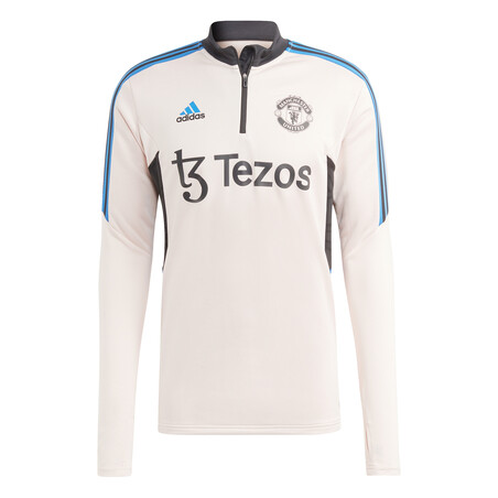 Sweat zippé Manchester United rose bleu 2022/23