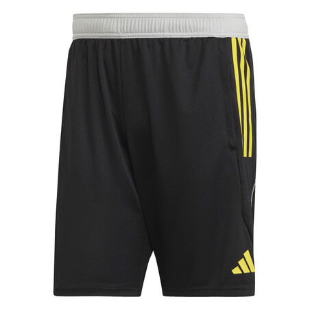 Short entraînement adidas Tiro23 noir jaune