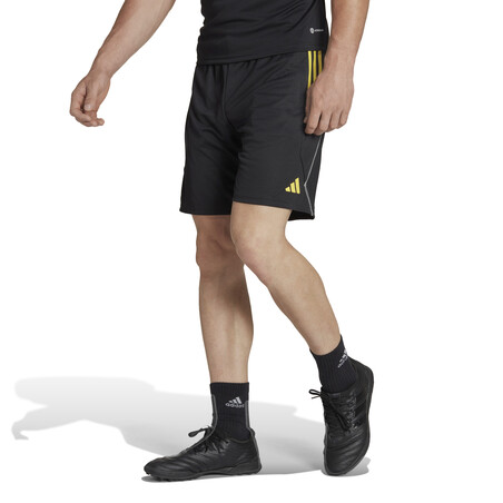 Short entraînement adidas Tiro23 noir jaune