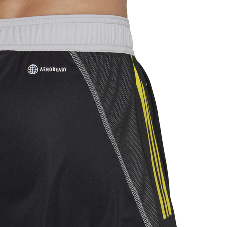 Short entraînement adidas Tiro23 noir jaune