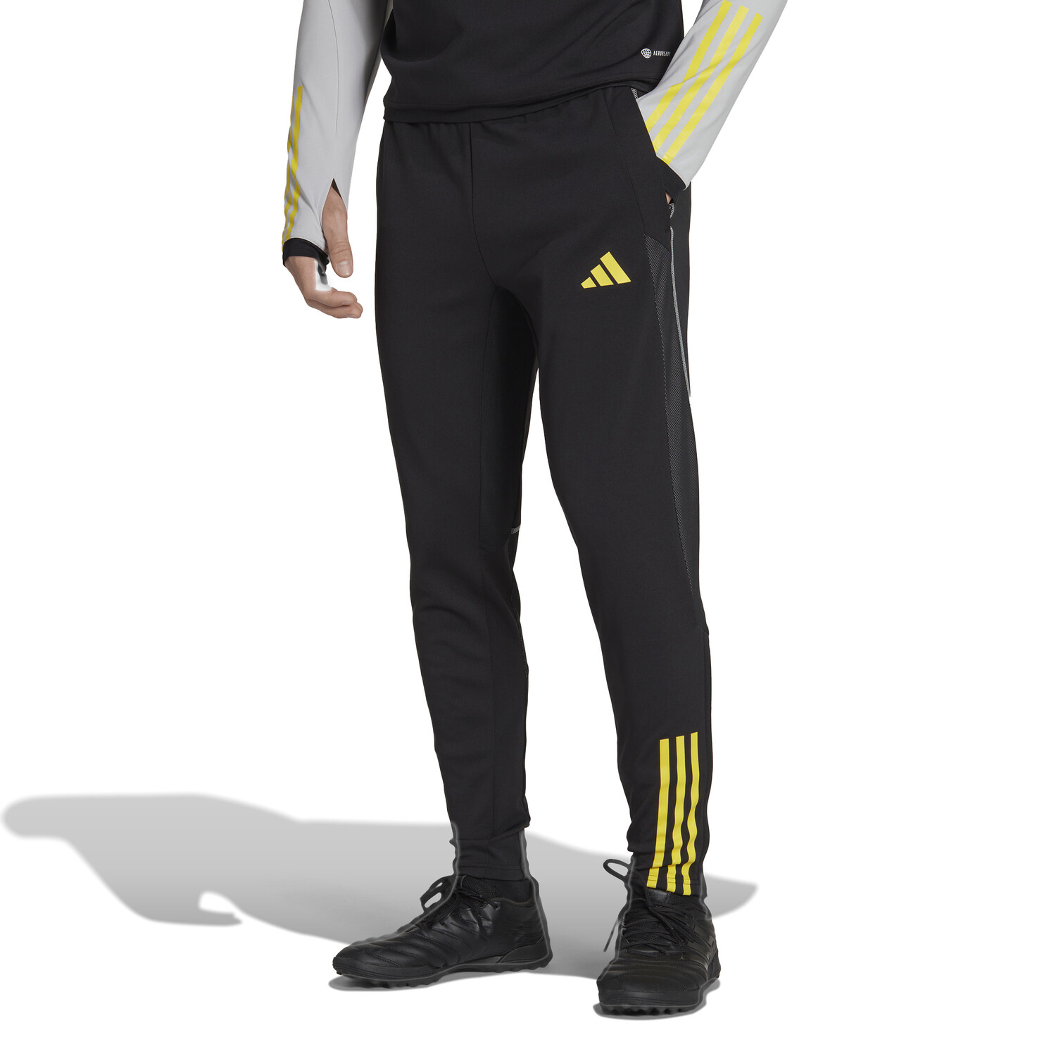 survetement adidas gris et jaune