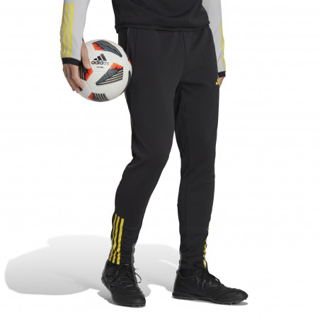 Pantalon survêtement adidas Tiro23 noir jaune