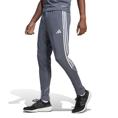 Pantalon survêtement adidas Tiro23 League gris blanc