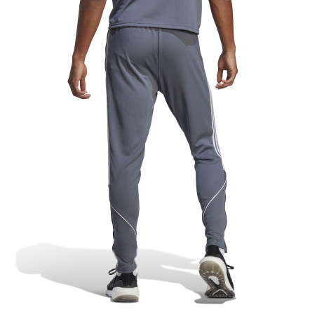 Pantalon survêtement adidas Tiro23 League gris blanc