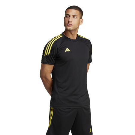 Maillot entraînement adidas Tiro23 noir jaune