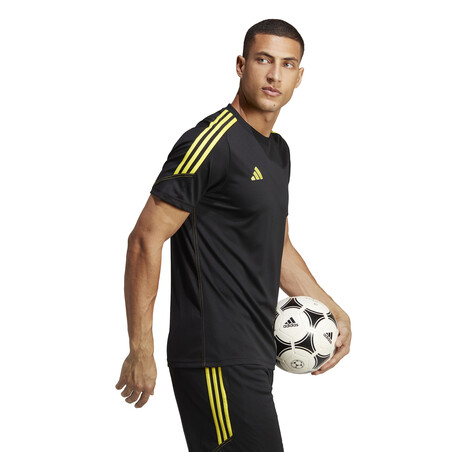 Maillot entraînement adidas Tiro23 noir jaune