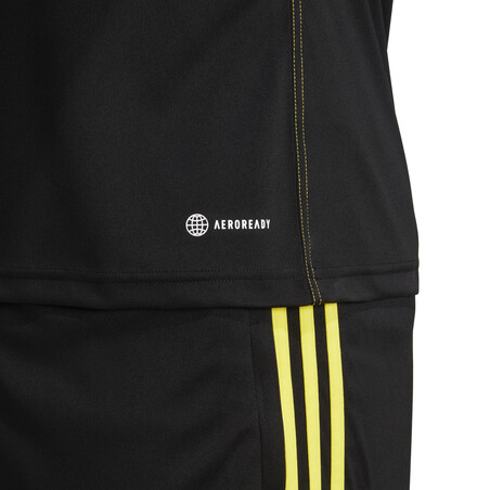 Maillot entraînement adidas Tiro23 noir jaune