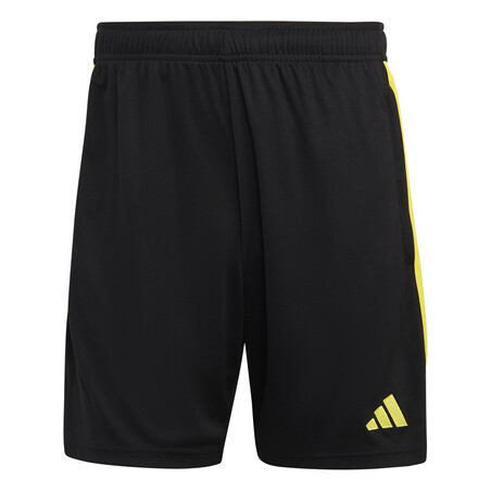 Short entraînement adidas Tiro23 noir jaune