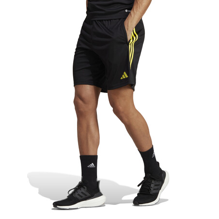 Short entraînement adidas Tiro23 noir jaune