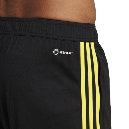 Short entraînement adidas Tiro23 noir jaune