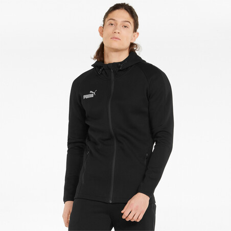 Veste survêtement Puma Casual noir