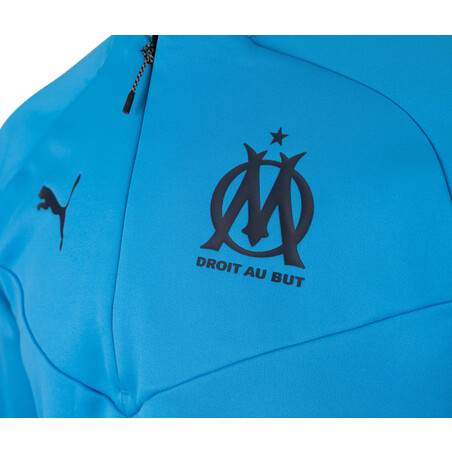 Sweat zippé OM Fleece bleu azur 2022/23