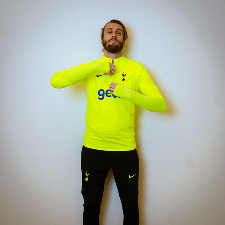 Ensemble entraînement Tottenham Strike jaune noir 2022/23