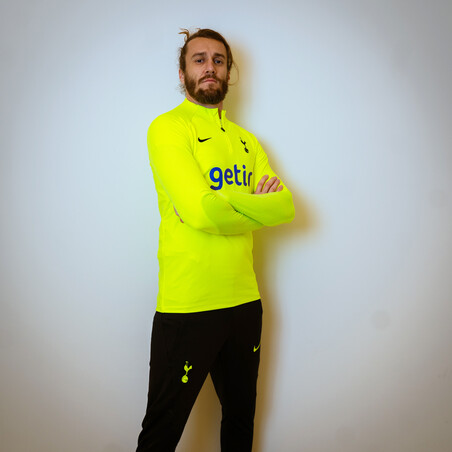 Ensemble entraînement Tottenham Strike jaune noir 2022/23