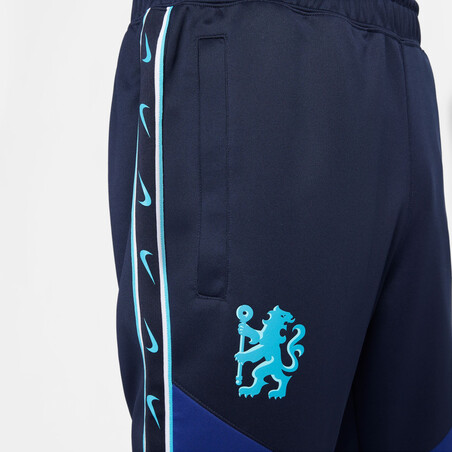 Pantalon survêtement Chelsea Repeat bleu noir 2022/23