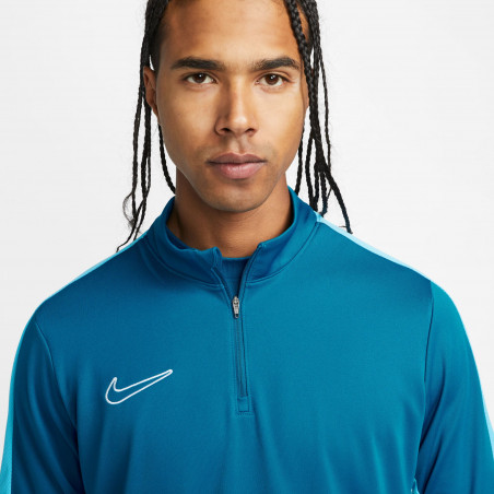 Sweat zippé Nike Academy bleu turquoise