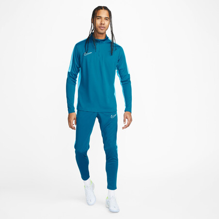 Sweat zippé Nike Academy bleu turquoise