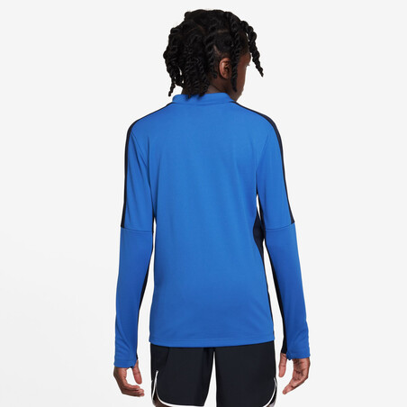 Sweat zippé junior Nike Academy bleu noir