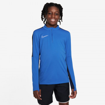 Sweat zippé junior Nike Academy bleu noir