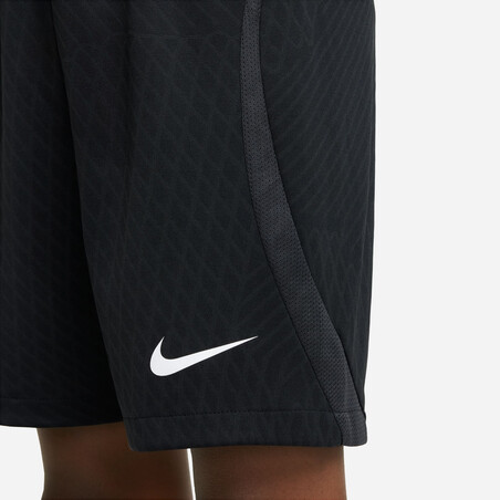 Short entraînement junior Nike Strike noir blanc