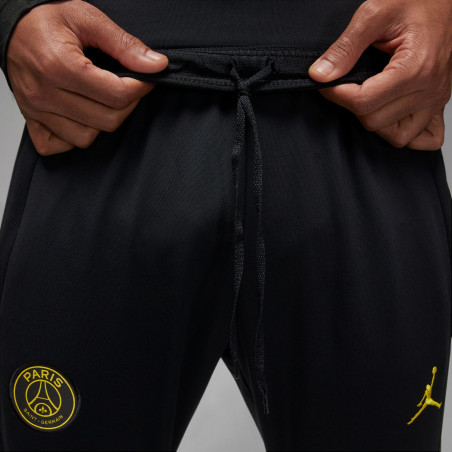 Pantalon survêtement PSG Strike noir jaune 2022/23