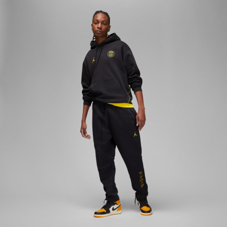 Sweat à capuche PSG x Jordan noir jaune 2022/23