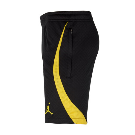 Short entraînement junior PSG Strike noir jaune 2022/23