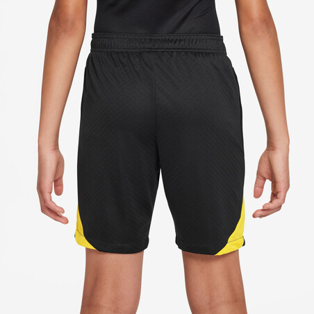 Short entraînement junior PSG Strike noir jaune 2022/23