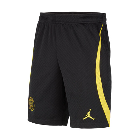 Short entraînement junior PSG Strike noir jaune 2022/23