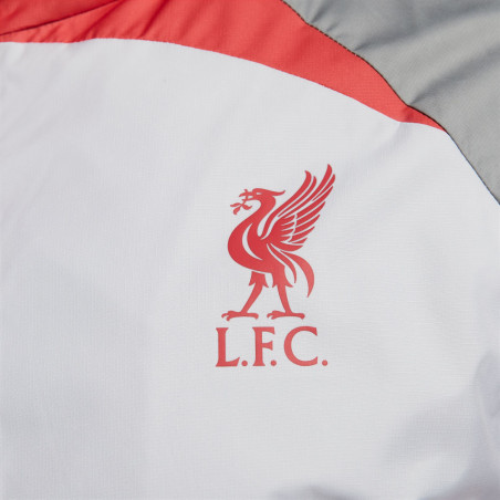 Veste imperméable Liverpool gris rouge 2022/23